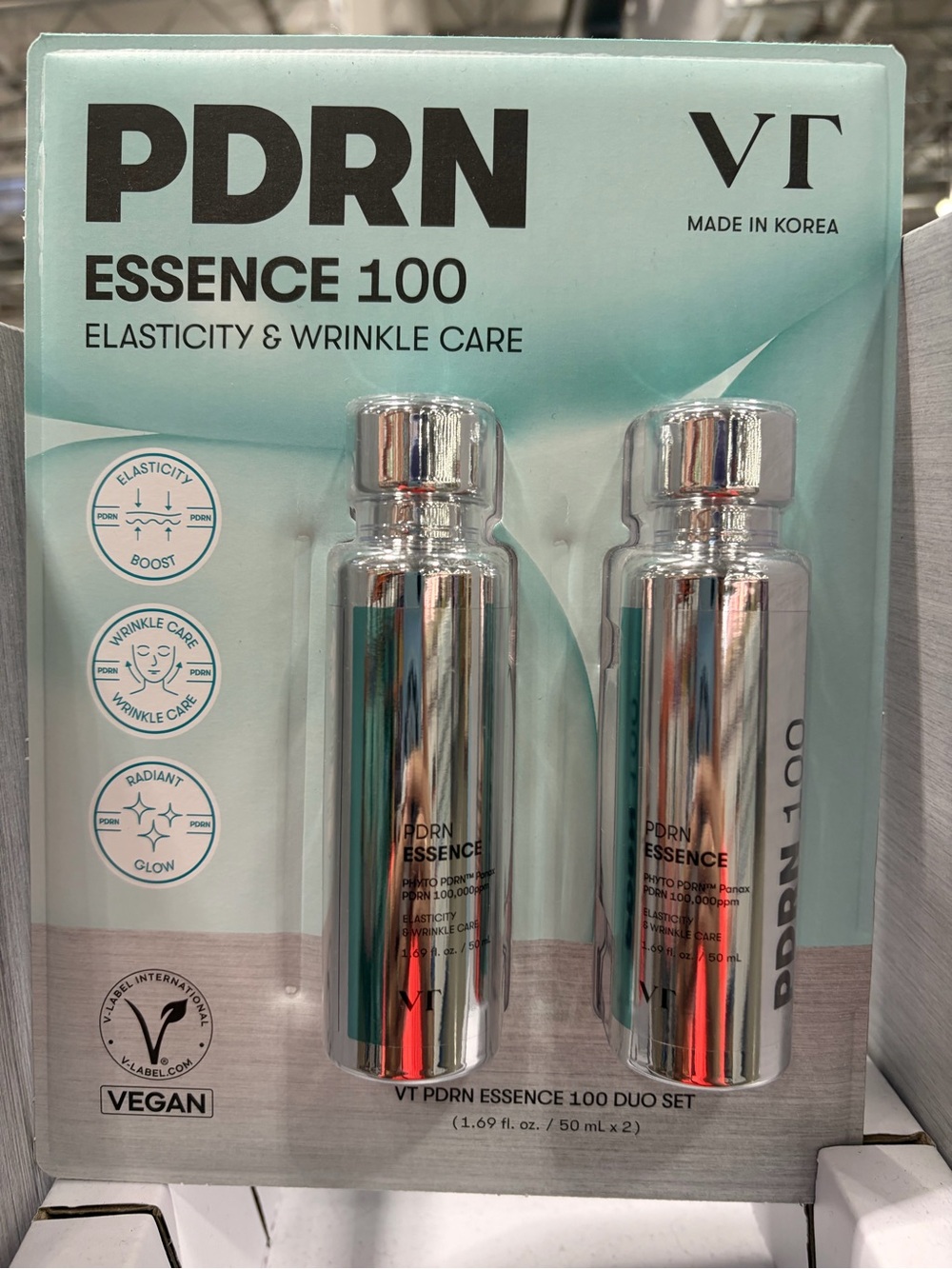 Essence 100 Silver Face Serum Duo - Elasticity & Wrinkle Care